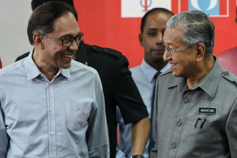 mahathir anwar pakatan harapan