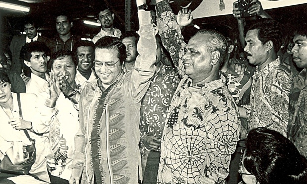 mahathir bersama ghaffar baba