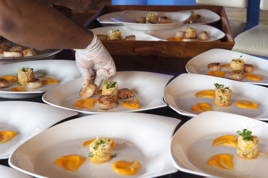 makanan di restoran ithaa maldives