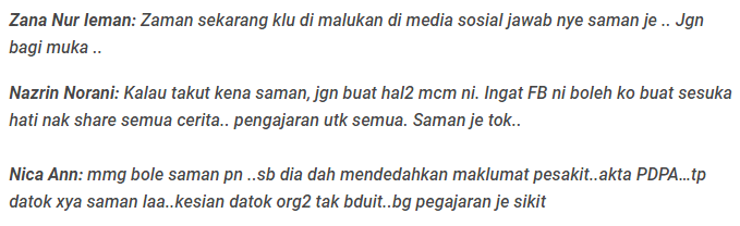 maklumat peribadi didedahkan datuk red berang netizen minta saman 3