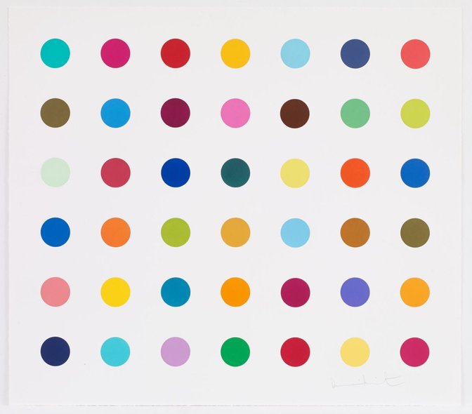 maksud lukisan lactulose oleh damien hirst 443