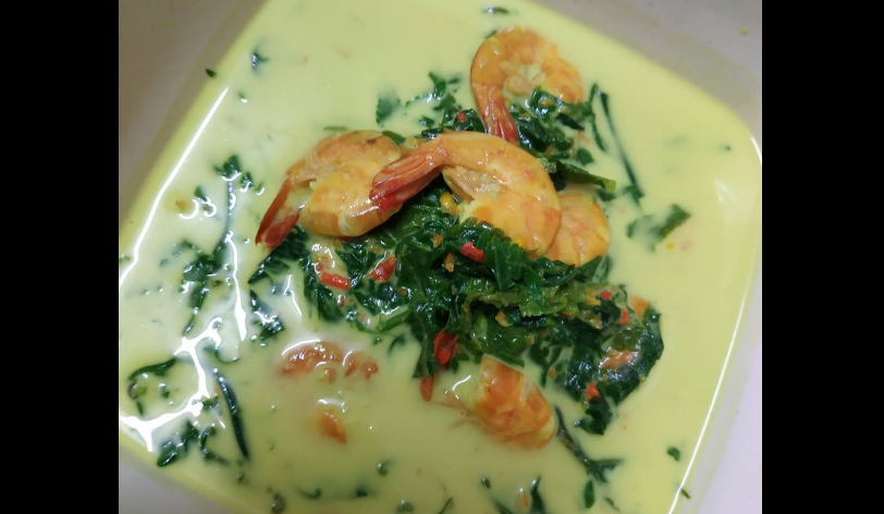 masak lemak pucuk paku udang