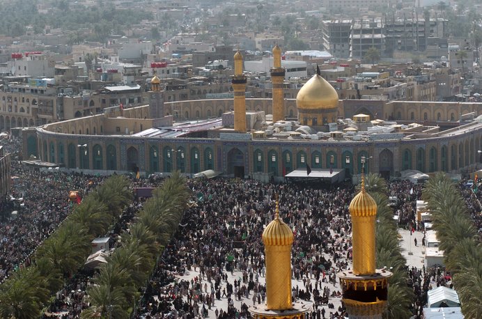 masjid imam husain dan imam al abbas antara terbesar di dunia