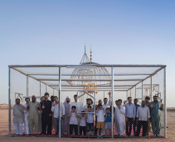 masjid yang menjadi hasil seni ajlan