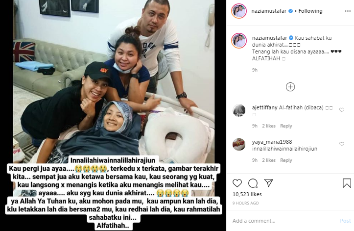 maya meninggal dunia