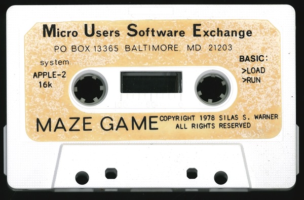 mazegame guna kaset tape