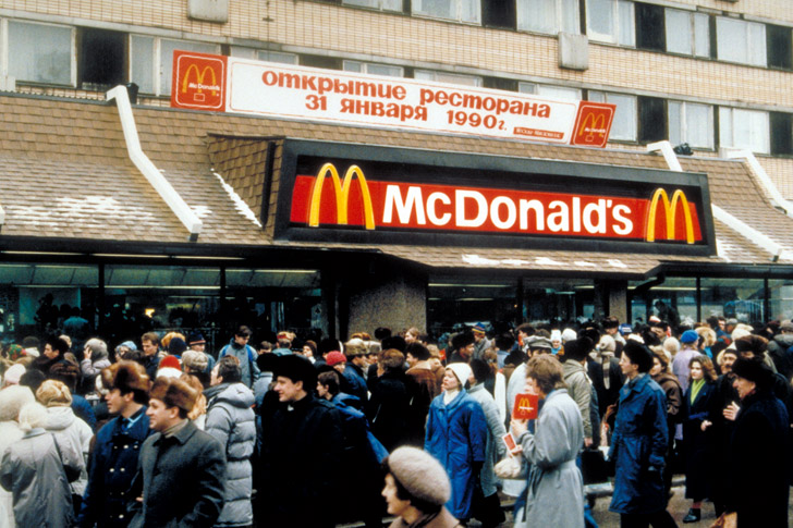 mcdonald s pertama di moscow soviet union