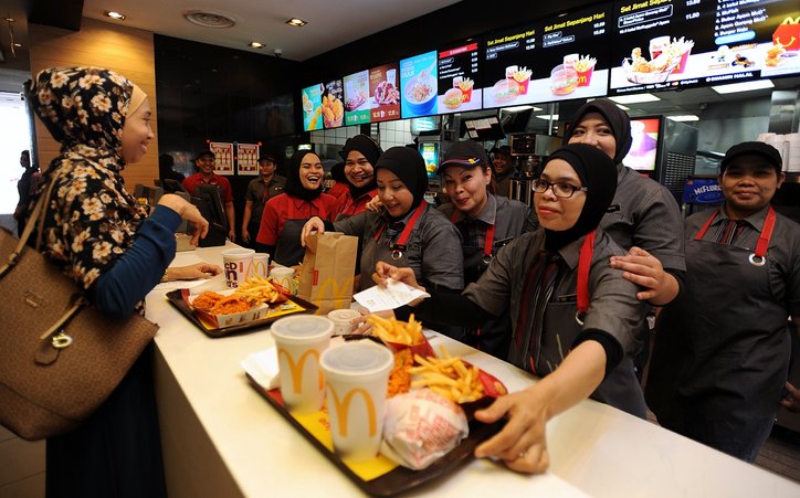 mcdonalds di malaysia sangat mesra pelanggan