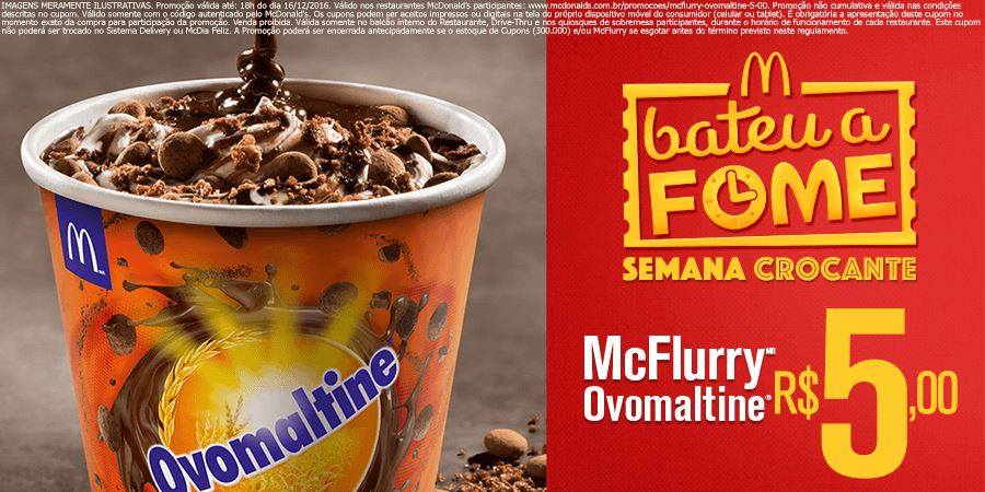 mcflurry ovomaltine