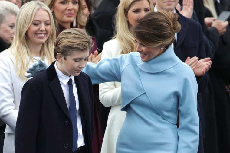 melania dan barron trump