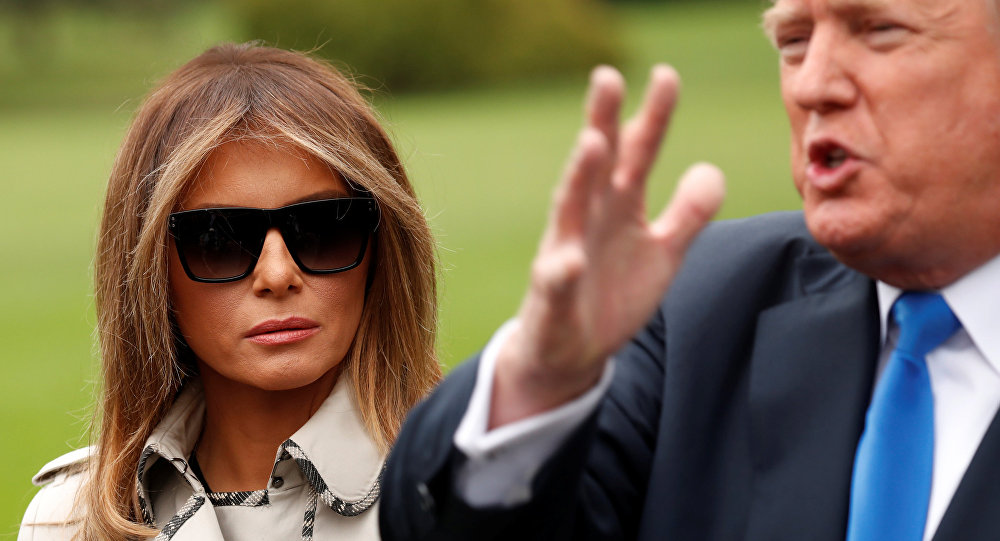 melania trump palsu