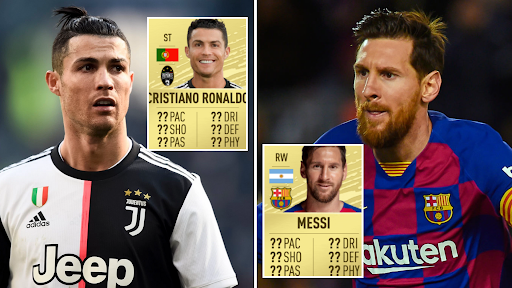 messi ronaldo skor penilaian fifa 20