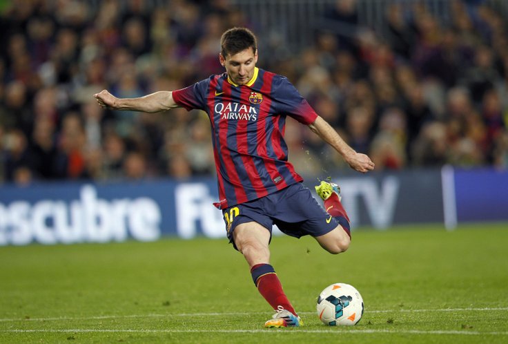 messi shooting