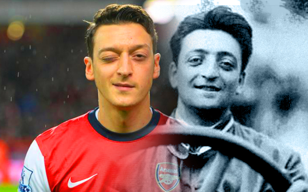 mesut ozil dan enzo ferrari pelanduk dua serupa