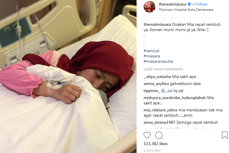 mia tak tahu nak jelaskan sakit mia sara jadi tanda tanya 2