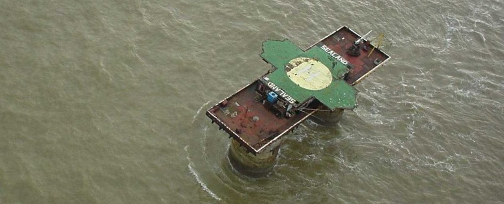 micronation sealand lautan