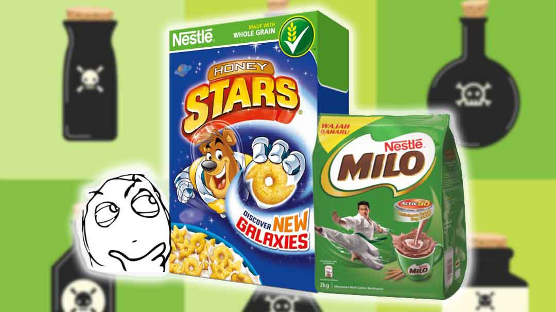 milo gula banyak honey stars racun