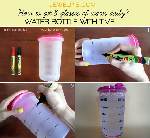 minum air botol diy