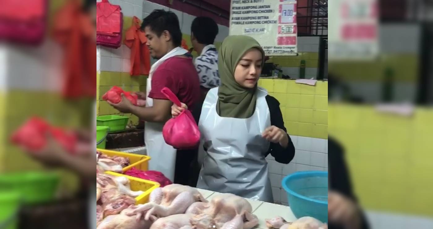 mira filzah kini berniaga ayam 1