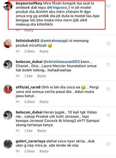 mira filzah upah king coco marketing