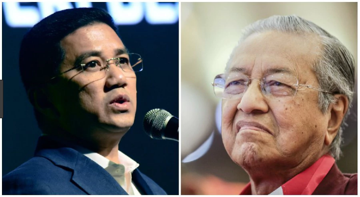 mohamed azmin diberi amaran oleh dr mahathir