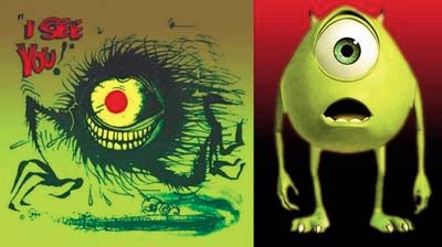 monster inc plagiat hasil seni orang lain