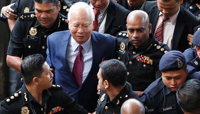 najib razak didakwa