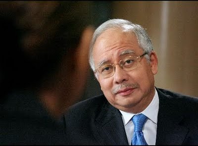 najib razak muka sengih