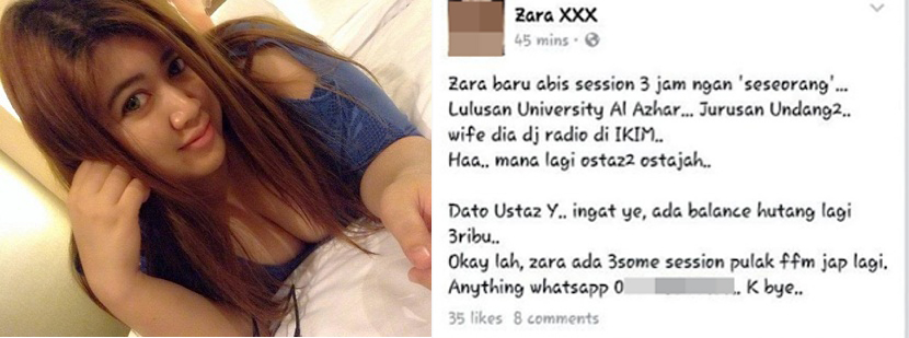 nak viral langganlah zara pelacur gemuk ni