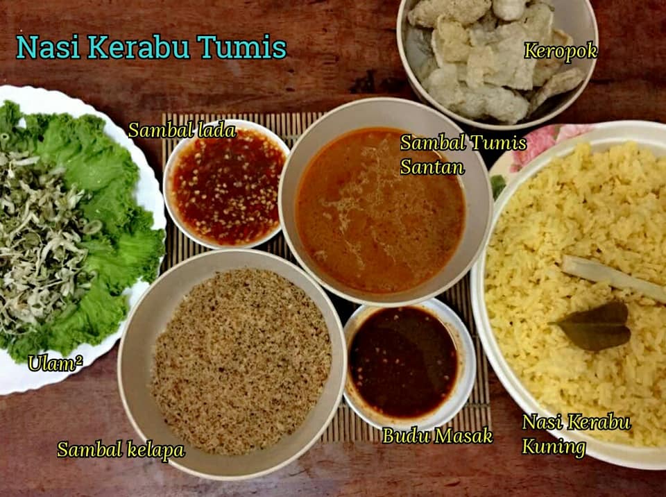 nasi kerabu tumis