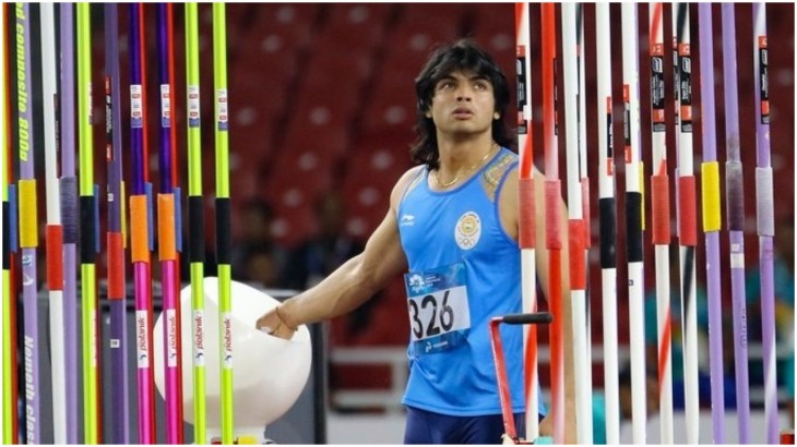 neeraj chopra semasa sertai kejohanan