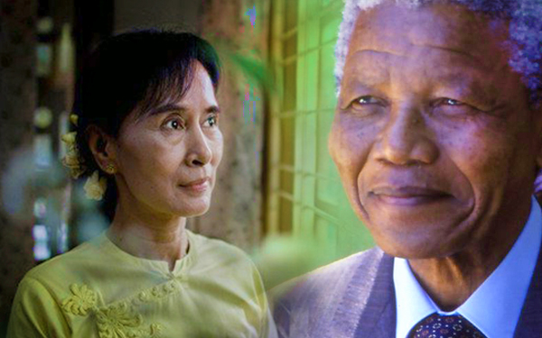 nelson mandela dan aung san suu kyi