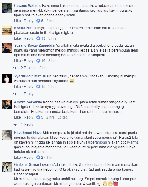 netizen berang faye menipu tentang pernikahannya 1