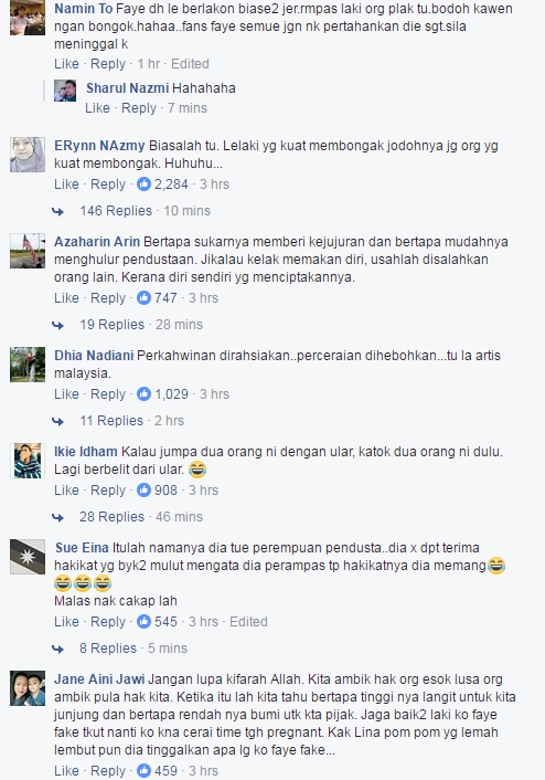 netizen berang faye menipu tentang pernikahannya 3