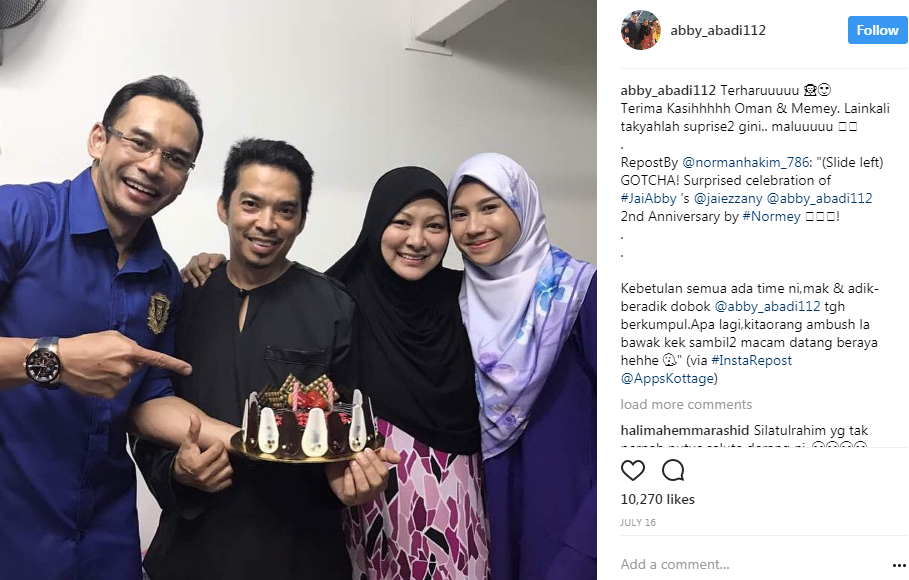 norman hakim dan memey beri kejutan istimewa abby abadi malu 2