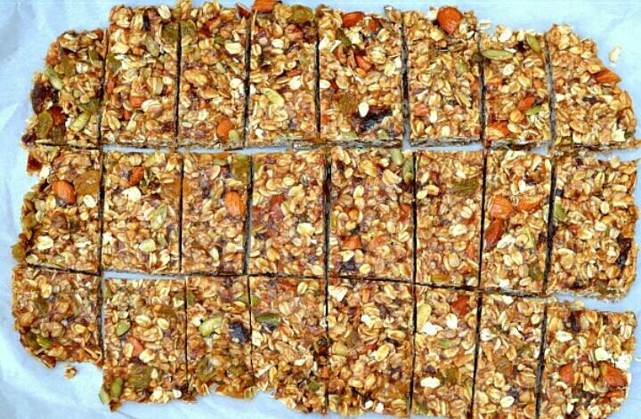 nuts bar atau granola bar homemade