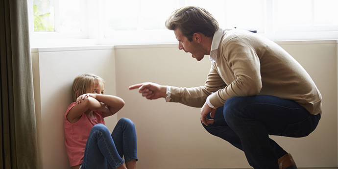 o parent yelling at crying child facebook