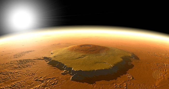 olympus mons gunung paling tinggi di alam semesta