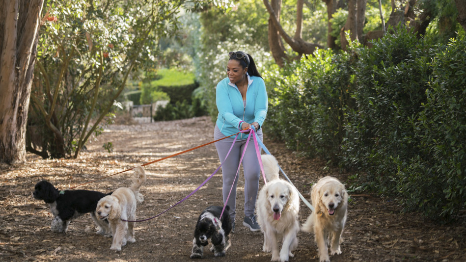 oprah winfrey bersama anjing peliharannya