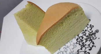 pandan cottony cake 1