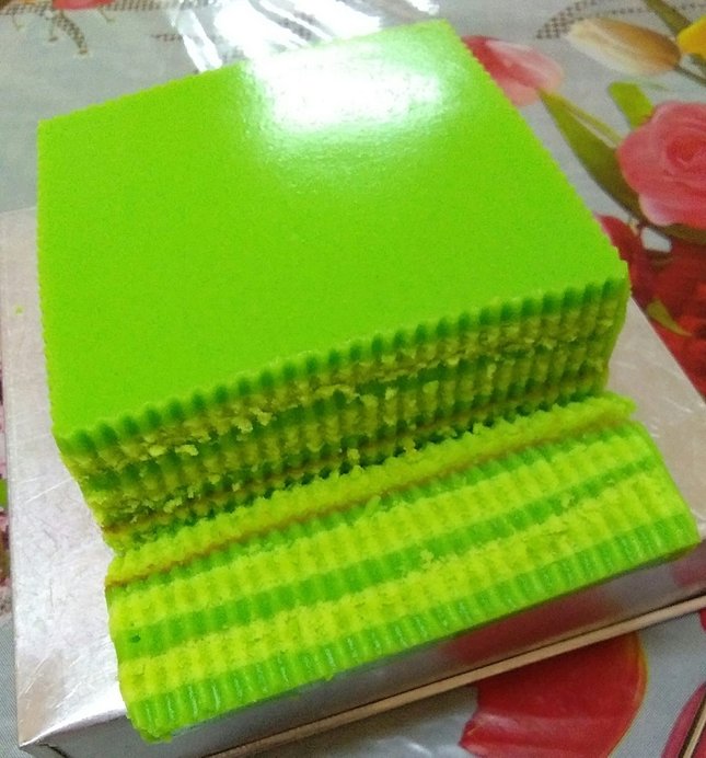 pandan layer cake 1