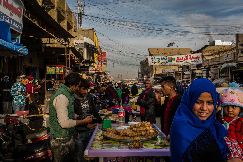 pasar di tel kaif iraq isisi