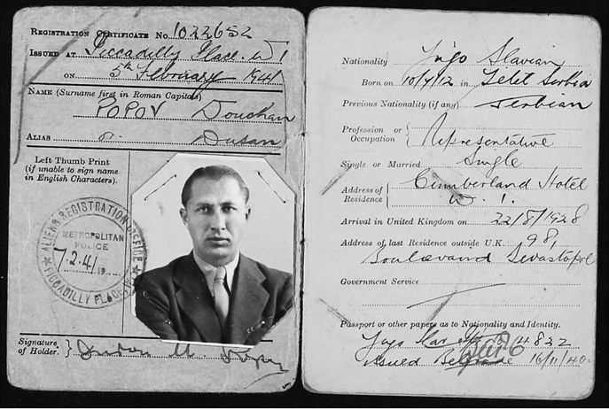 passport dusko popov