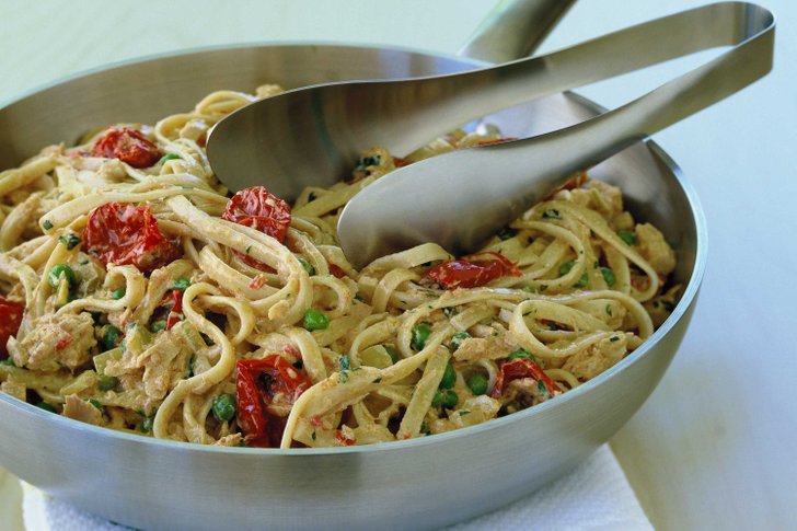 pasta tuna berkrim nak lebih sedap boleh letak cili api kurangkan pedas kalau anak tak tahan