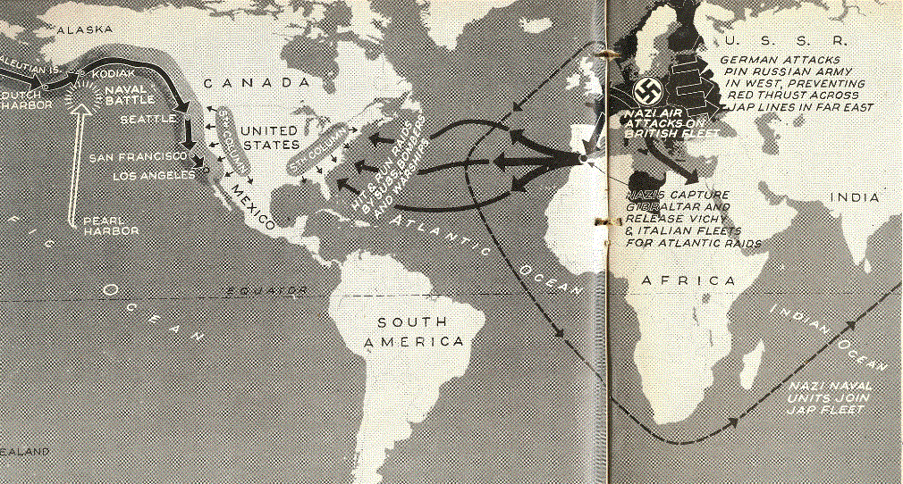 pelan pertama kuasa axis untuk menceroboh amerika syarikat