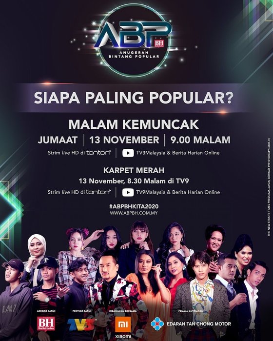 pemenang anugerah bintang popular 2020