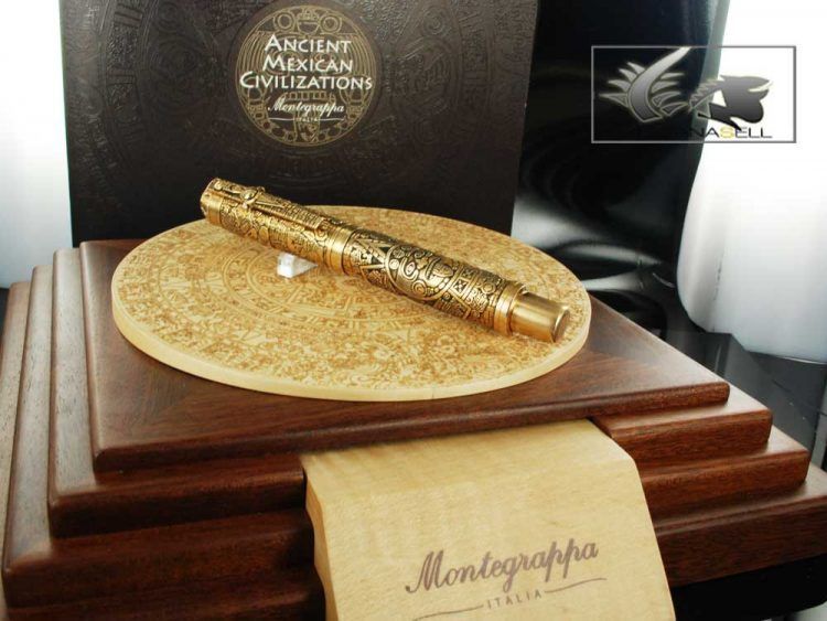 pen ancient mexican civilisations rollerball montegrappa