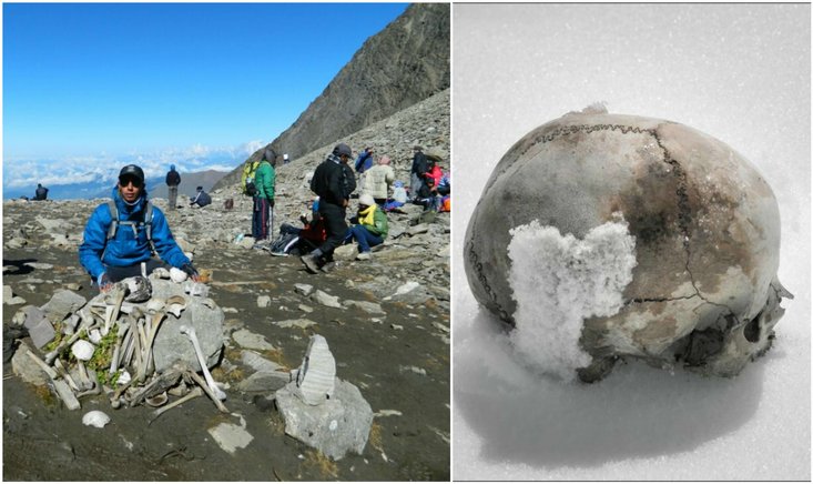 pendaki mengunjungi tasik roopkund 175