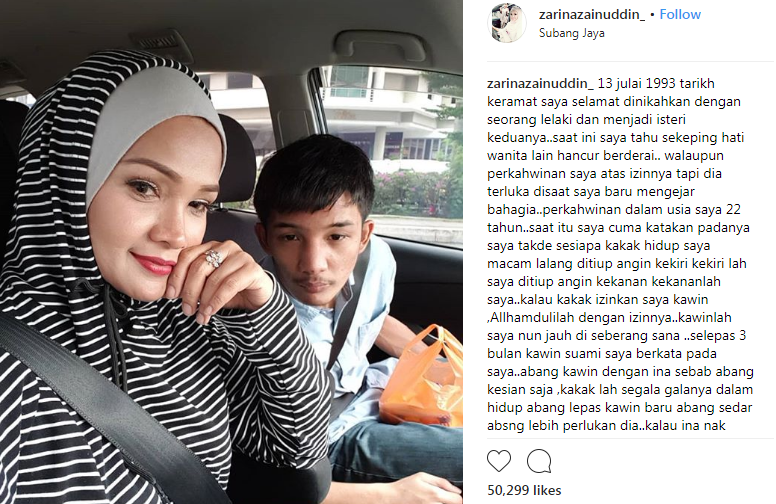 pendedahan zarina zainuddin jadi isteri kedua kerana simpati suami 2 62