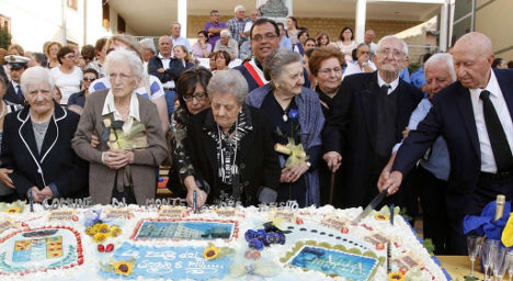 penduduk lebih 100 tahun di sardinia